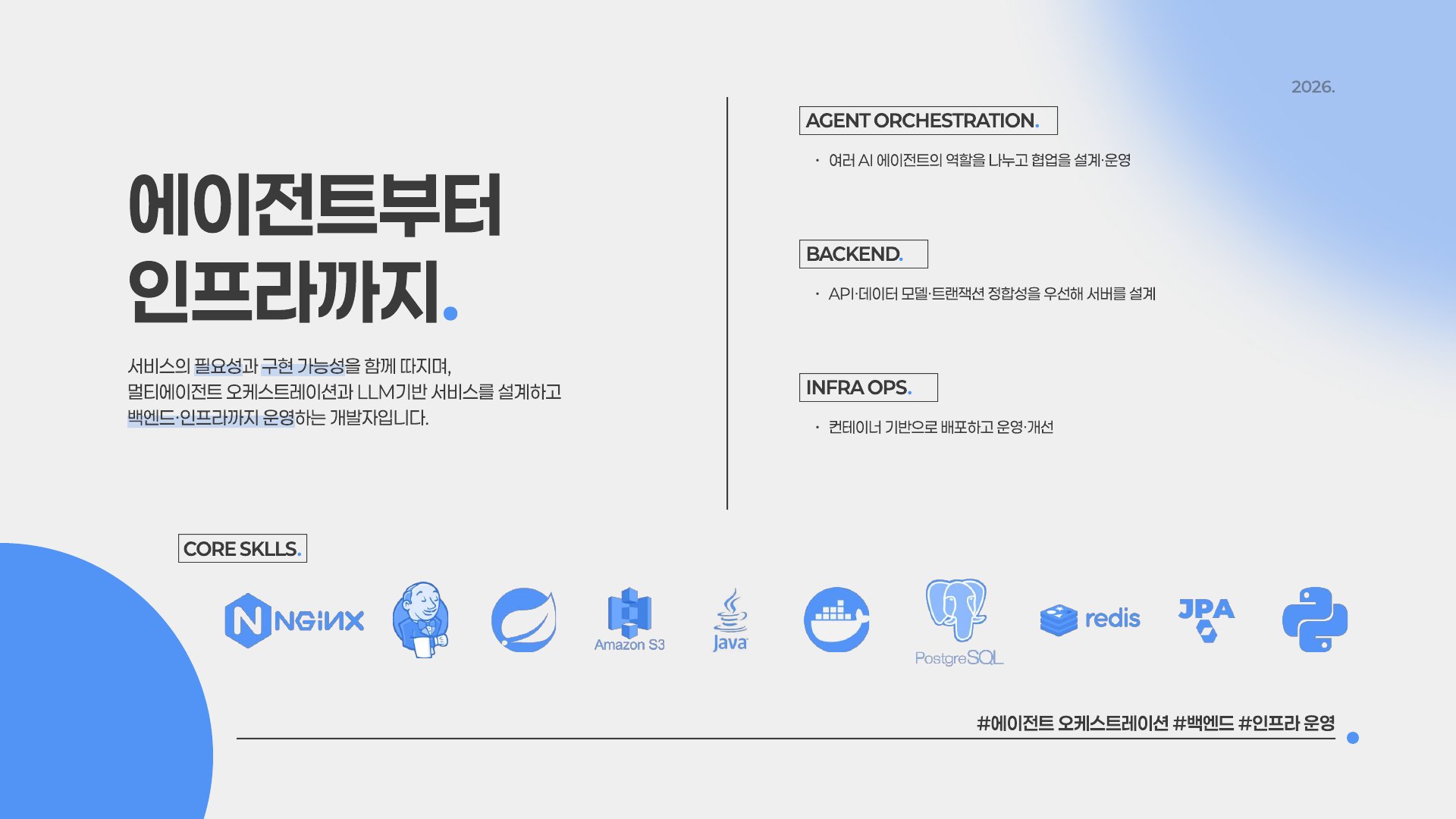 포트폴리오 슬라이드 2 / 22
